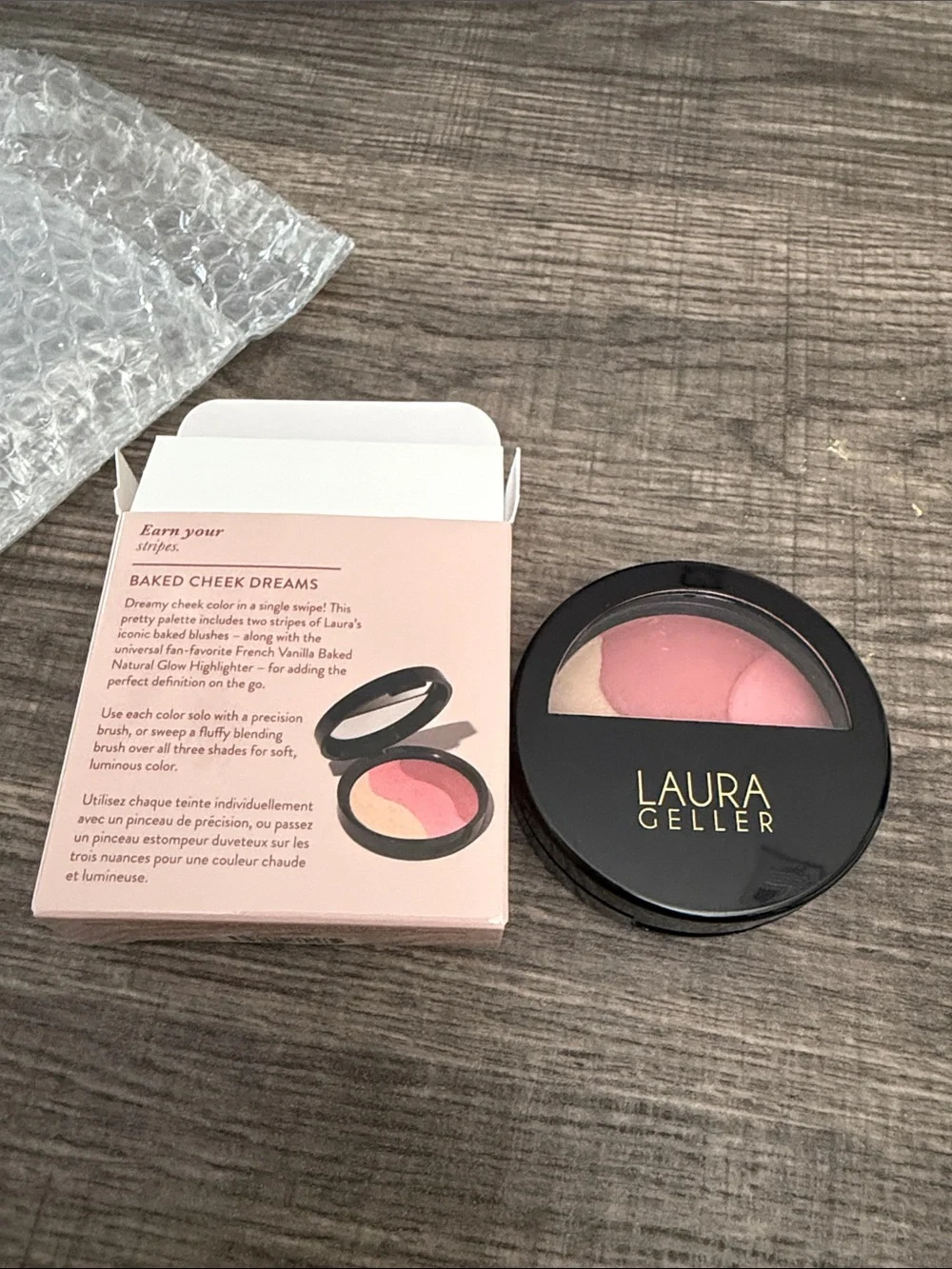 Laura Geller Baked Cheek Dreams Blush & Highlighter Palette -